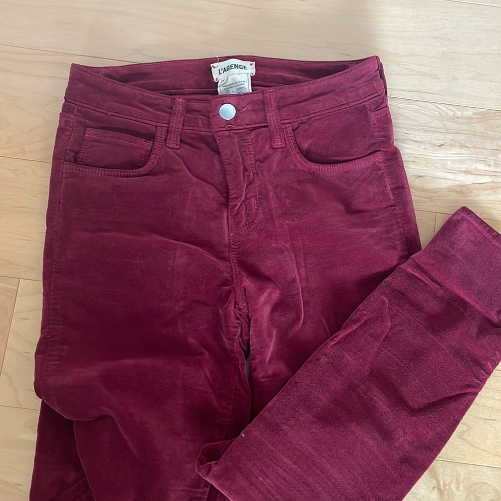 L’angence velvet jeans size 24